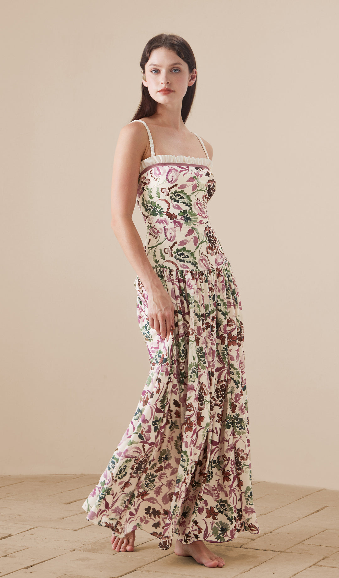 ANNABELLE Flowy Maxi Beach Skirt