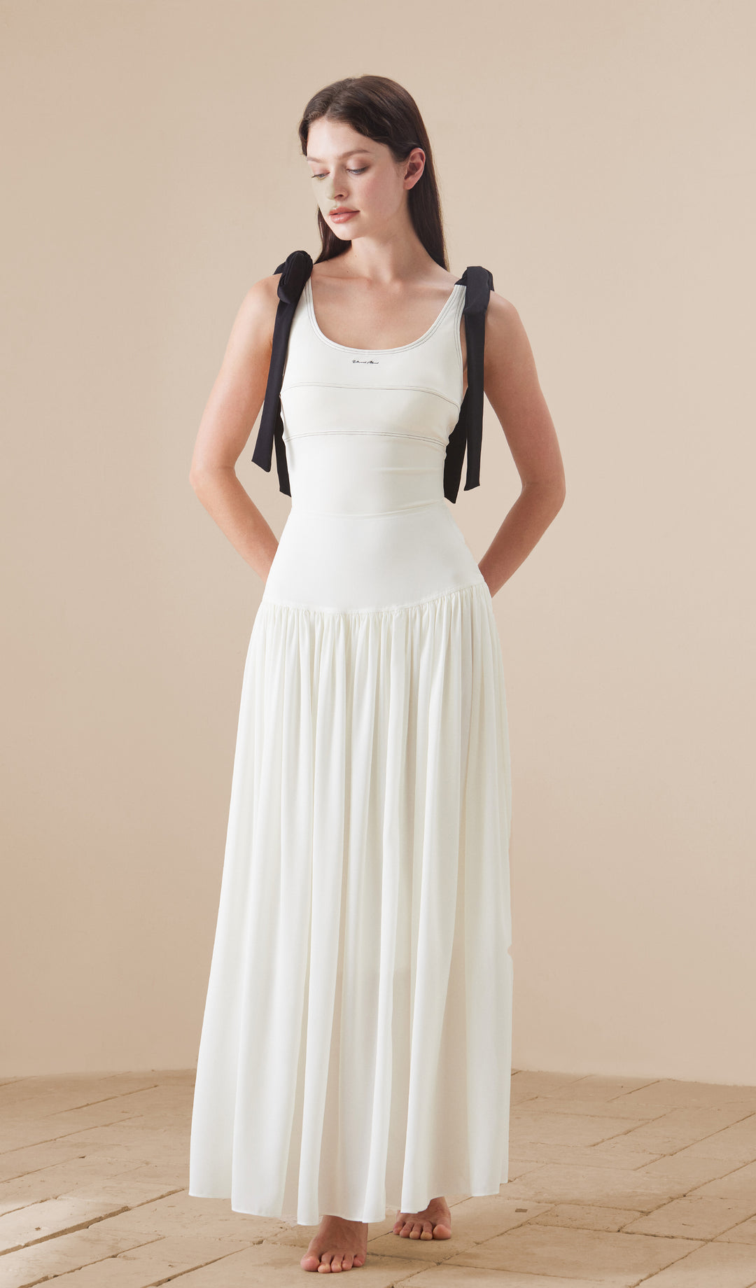CHIARA Flowy Maxi Beach Skirt